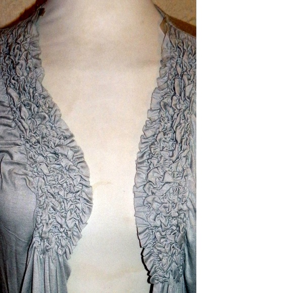 Olivia Moon New Gray Cardigan Sweater - Picture 2 of 6